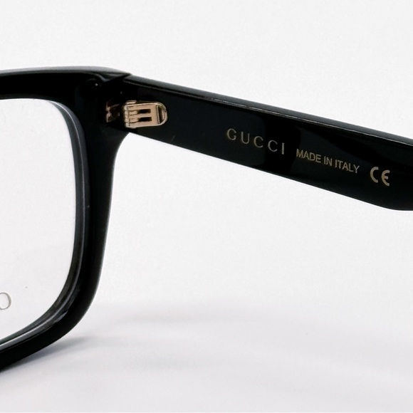 NEW GUCCI GG1177O 004 BLACK CLEAR UNISEX EYEWEAR GUCCI - Picture 9 of 12